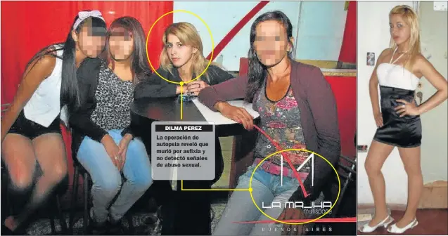  ?? CEDOC PERFIL ?? ULTIMA FIESTA. La joven trabajaba en el local bailable La Majha, de Gregorio de Laferrere. Allí festejó su cumpleaños con amigas la noche en que terminó muerta.
DILMA PEREZ La operación de autopsia reveló que murió por asfixia y no detectó señales de...