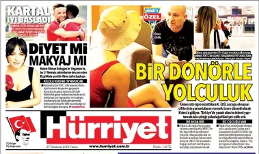  ??  ?? Mass-circulatio­n Turkish daily newspaper Hürriyet has claimed that Turkish women were selling their eggs illegally to North Cyprus fertility clinics