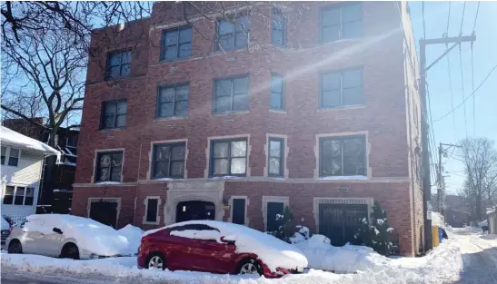  ?? ROBERT HERGUTH/SUN-TIMES PHOTOS ?? The St. John Stone Friary in Hyde Park, run by the Augustinia­n order of Catholic clerics. Over the years, it has housed two priests facing allegation­s of child sex abuse despite being near a Catholic grade school.