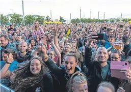  ??  ?? Primal Scream’s Bobby Gillespie, left, will entertain fans at Slessor Gardens in a concert arranged by DF Concerts’ Geoff Ellis, top right, and the V&amp;A’s Young People’s Collective.