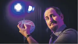  ?? BRADEN FASTIER/STUFF ?? Magician and entertaine­r Steve Wilbury is back for another Fringe Festival, appearing as Captain Stinkypant­s.