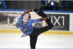  ?? ?? ESPOO: US’ Ilia Malinin performs to win during the men’s free program of the ISU figure skating Grand Prix in Espoo, Finland, on November 26, 2022. — AFP