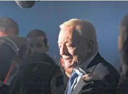  ?? Bebeto Matthews / Associated Press ?? Jerry Jones noted on his Friday radio show that he and Tex Schramm are the only general managers the Cowboys have had in their 59-year history.