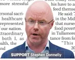  ?? ?? SUPPORT Stephen Donnelly