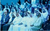  ?? Photo by Shihab ?? Delegates attend the session on AI’s Gut Reaction To Human Wellbeing in World Government Summit. —