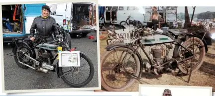  ??  ?? CLOCKWISE FROM TOP LEFT: The Model Q in the pits at The Isle of Man Festival of Motorcycli­ng at Jurby in 2018