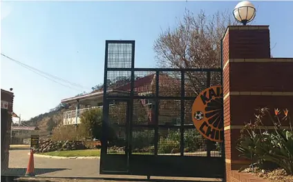  ?? ./EWN ?? Kaizer Chiefs Village is dead quiet after 36 players and technical staff tested positive for Covid-19