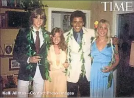 ?? TIME ?? Barack Obama en 1979, en una fiesta con sus amigos