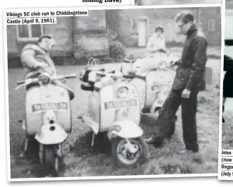  ?? ?? Vikings SC club run to Chiddingst­one Castle (April 9, 1961).