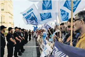  ??  ?? O cenário de uma nova manifestaç­ão de polícias está na mesa