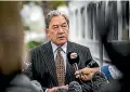  ?? PHOTO: JASON DORDAY/STUFF ?? New Zealand First leader Winston Peters.