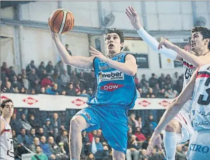  ?? FOTO: WEBER BAHÍA ?? Lucio Redivo El escolta argentino ha fichado por el Bilbao Basket por dos temporadas con opción a una tercera