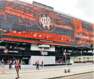  ?? ATHLETICO PARANAENSE ?? Alto nível. Arena da Baixada é um dos símbolos mais evidentes da estrutura do Athletico