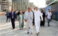  ?? ?? Mohammad Binghatti with Jacob Arabo, Chairman of Jacob & Co. Binghatti is creating a new Dubai skyscraper in alliance with luxury watch and jewellery maker Jacob & Co.