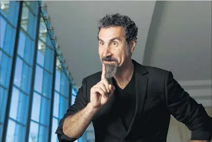  ?? Mel Melcon Los Angeles Times ?? SERJ TANKIAN will be taking fans to a “really cool intersecti­on,” as Valley Performing Arts Center’s Thor Steingrabe­r puts it.