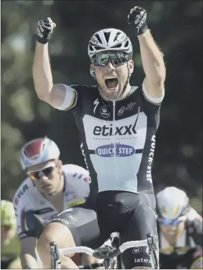  ?? Picture: Getty ?? Mark Cavendish celebrates his first Tour de France victory since 2013