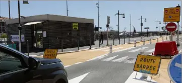  ??  ?? Dans le sens Est-Ouest, il existe deux possibilit­és de contournem­ent du quai Lunel : la principale par la rue Antoine-Gautier, une seconde par le quai Papacino et la rue Robilant. (Photo Eric Ottino)