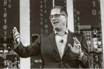  ?? Tribune News Service file photo ?? Dell Technologi­es, whose founder, Michael Dell, is shown, had revenue of $94.2 billion for the fiscal year ended Jan. 29.