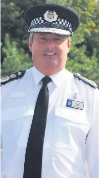  ??  ?? Chief Constable of Dyfed-powys Police, Mark Collins, has announced plans to retire next year.