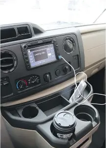  ??  ?? Tunes are almost as important as the destinatio­n when you’re taking a family road trip.