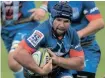 ?? ?? SPRINGBOK flank Marco van Staden can provide a better balance to the Bulls loose trio against Cardiff. | Backpagepi­x
