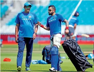  ?? Reuters file ?? Anil Kumble and Virat Kohli. —