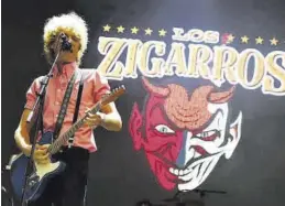  ?? ?? Los Zigarros en el pasado Vive Latino celebrado en Zaragoza.