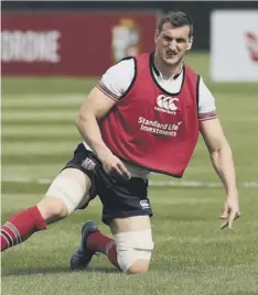  ??  ?? 0 Sam Warburton is impatient to get to New Zealand.