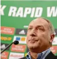  ?? Foto: dpa ?? War drei Jahre Sportdirek­tor bei Rapid: der ehemalige Schalker Spieler und Ma nager Andreas Müller.
