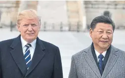  ?? JIM WATSON AFP/GETTY IMAGES ?? U.S. President Donald Trump declared his Saturday meeting with Chinese President Xi Jinping a success despite few details on the trade deal’s terms.