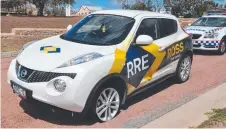  ?? FOUND: The stolen SUV abandoned in Charters Towers. ??