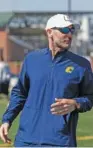  ?? STAFF FILE PHOTO ?? Former UTC offensive line coach Chris Malone is suing his former employer, alleging he was forced to resign under pressure amounting to “First Amendment retaliatio­n,” according to documents released Wednesday by Malone’s attorney.