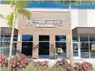  ?? MCALISTER’S DELI ?? McAlister’s Deli opened up its third South Florida location on July 27 in Pembroke Pines.