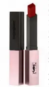  ??  ?? YSL Beauté Slim Glow Matte lipstick ($50) is available in 12 matte shades, all giving a subtle glow. For details, see Shopping Guide.