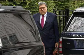  ?? JOSE LUIS MAGANA / AP ?? Attorney General William Barr and his aides have been working with the special counsel’s office to strip out classified or other protected informatio­n in the report on the investigat­ion into Russian interferen­ce in the 2016 election.