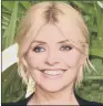  ??  ?? HOLLY WILLOUGHBY: Taking the place of Dec in Australia for jungle TV show.