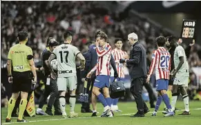  ?? FOTO: GETTY ?? El centrocamp­ista madrileño se marchó visiblemen­te abatido