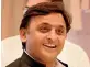  ??  ?? Akhilesh Yadav