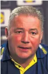  ??  ?? DISGUSTED Ally McCoist