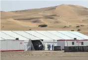  ?? Mona Al Marzooqi / The National ?? Arabian Tents also supplies production companies, such as it did for ‘Star Wars’ in 2014