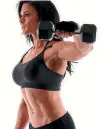  ??  ?? Janelle Brunton-Rennie got breast implants to enhance her bodybuildi­ng prospects.