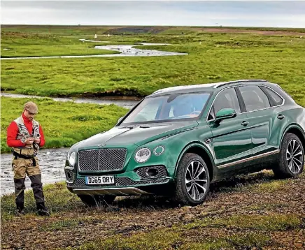  ??  ?? The Bently Bentayga Fly Fishing by Mulliner.