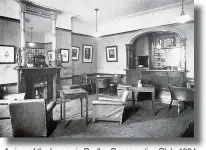  ??  ?? A view of the lounge in Dudley Conservati­ve Club, 1934