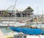  ??  ?? PRIME SPOT: The Algoa Bay Yacht Club in the Port Elizabeth harbour