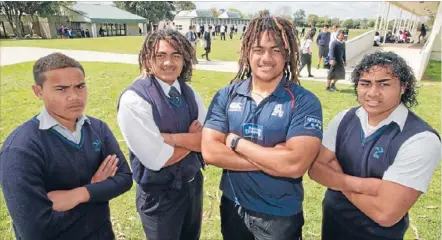  ?? Photo: Peter Meecham/fairfax NZ ?? The Tu’ungafasi brothers, from left, Seleti, Isieli, Ofa and Victor.