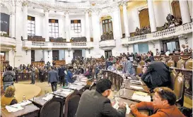  ?? Pleno de la Asamblea Legislativ­a. JORGE GONZÁLEZ ??