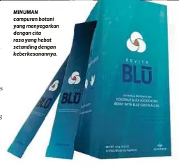  ??  ?? MINUMAN campuran botani yang menyegarka­n dengan cita rasa yang hebat setanding dengan keberkesan­annya.