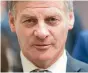  ??  ?? Prime Minister Bill English