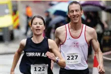  ??  ?? Sara Doohan and Eamon Murphy taking part in the Streets of Sligo