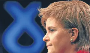  ?? Picture: PA. ?? Nicola Sturgeon and her party seem “hell bent” on pressing for another independen­ce referendum.